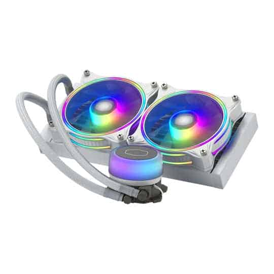 CoolerMaster MasterLiquid ML240 Illusion White All In One Liquid CPU Cooler